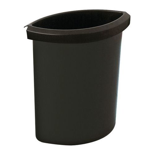 Compartiment 6l Pour Corbeille Plastique 18l Et 30l Noir