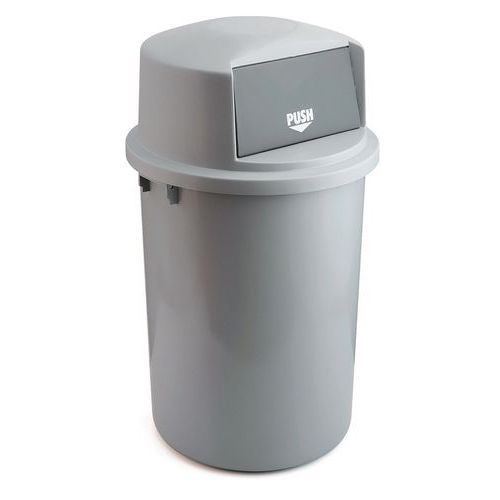 Conteneur en plastique avec couvercle volet abattant - 126 L Conteneur en plastique avec couvercle volet abattant - 126 L