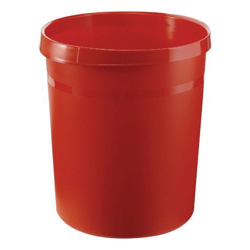 Corbeille En Plastique 18l Rouge