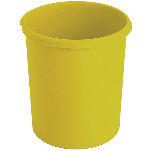 Corbeille En Plastique 30l Jaune
