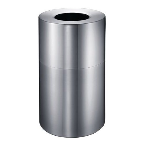 Poubelle D'extérieur à Capacité Large 130l Aluminium
