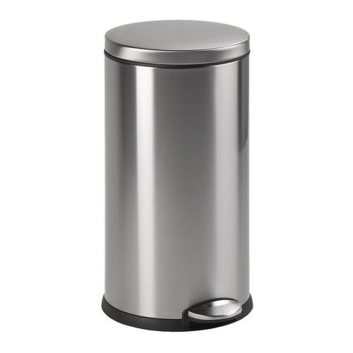 Poubelle À Pédale Basic 30 L Inox Mat