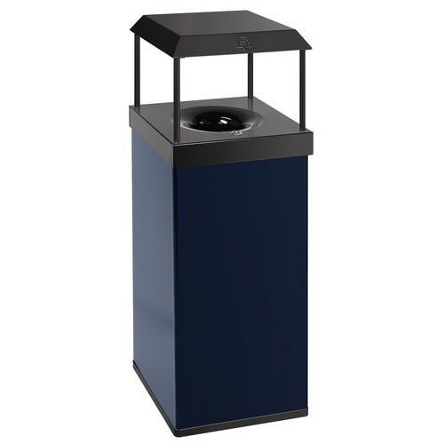 Poubelle anti-feu avec auvent 110L_Vepabins Poubelle anti-feu avec auvent 110L_Vepabins