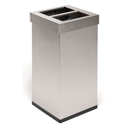 Poubelle Carro Mix 2x25 L Inox Mat