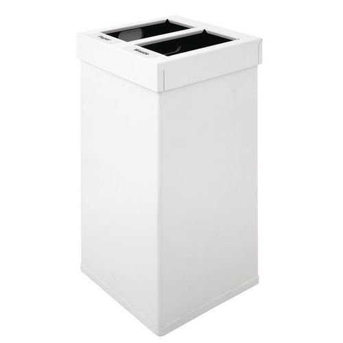 Poubelle Carro Mix 2x525 L Blanc