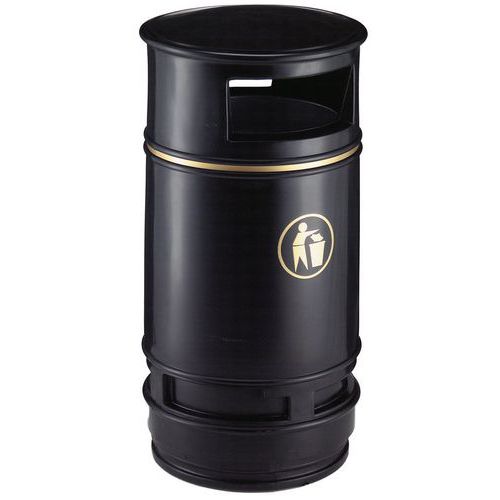 Poubelle D'extérieur Copperfield 90l Noir