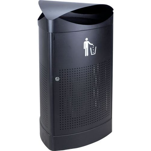 Poubelle extérieur triangle 60L_Vepabins Poubelle extérieur triangle 60L_Vepabins