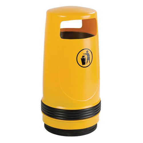 Poubelle D'extérieur Merlin 90l Jaune