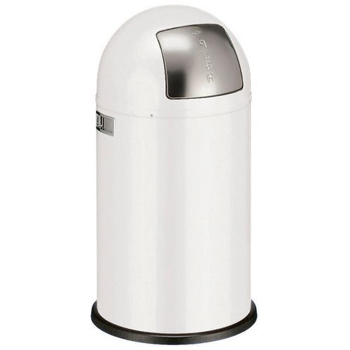 Poubelle Pushboy 50l Blanc