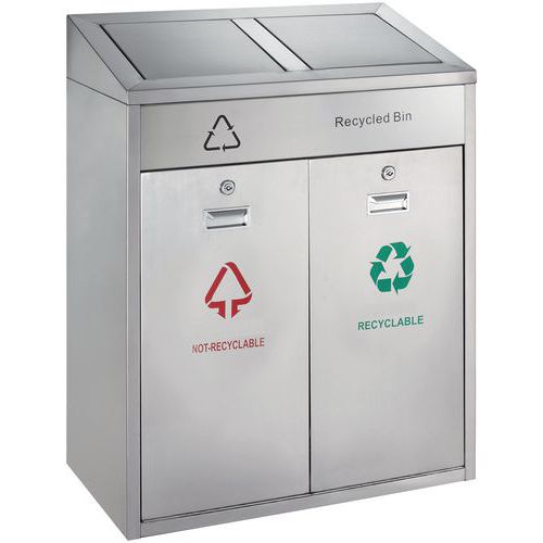 Poubelle Tri-Selectif 2x21L_Vepabins Poubelle Tri-Selectif 2x21L_Vepabins
