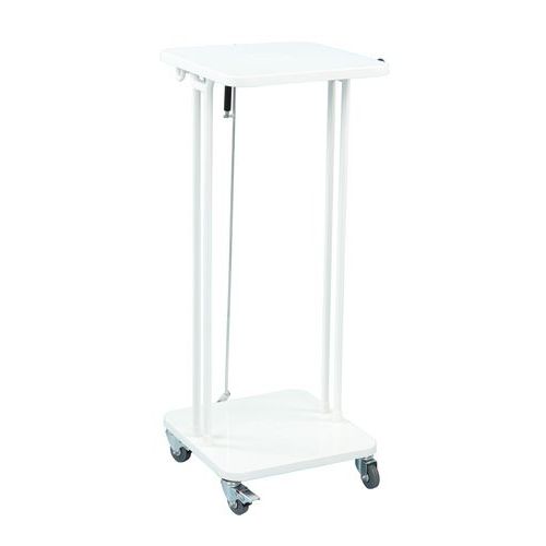 Support De Sac Saekko Boy Avec Couvercle 60l Blanc