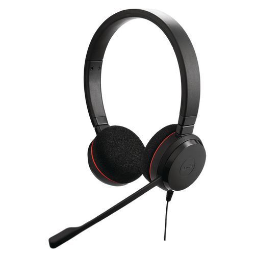 Casque Evolve 20 Uc Duo Usb Ms Filaire Usb Binaural