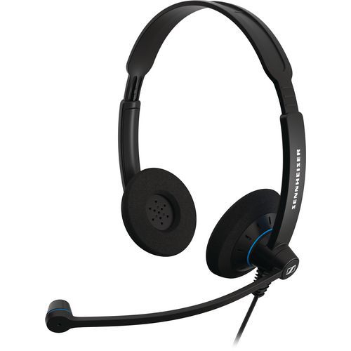 Micro Casque Sc 60 Binaural Filaire Usb