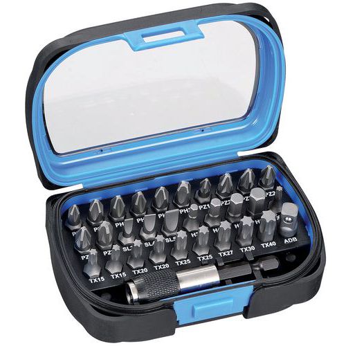 Coffret 50 embouts + porte embout - Manutan Coffret 50 embouts + porte embout - Manutan