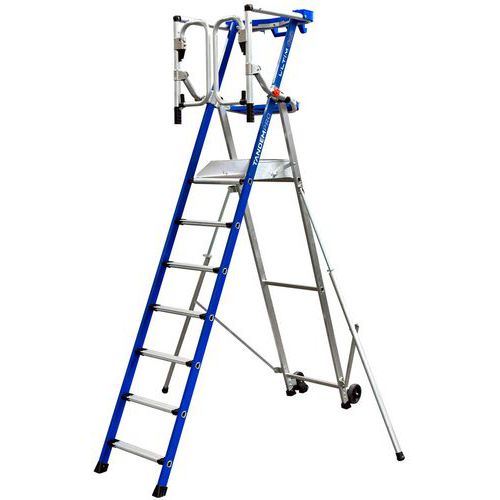 Plateforme F7 Fixe Ultim 7 Marches - Hauteur Travail 3.70m