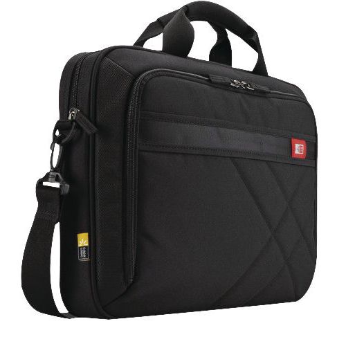 Case Logic - Sacoche pour ordinateur portable 15,6'' DLC115 - Noir - Nylon résistant - Protection optimale