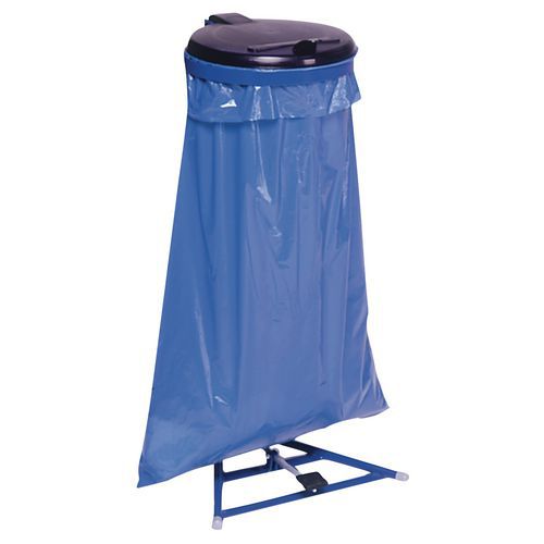 Support pour sac 120 L avec couvercle et p/édale