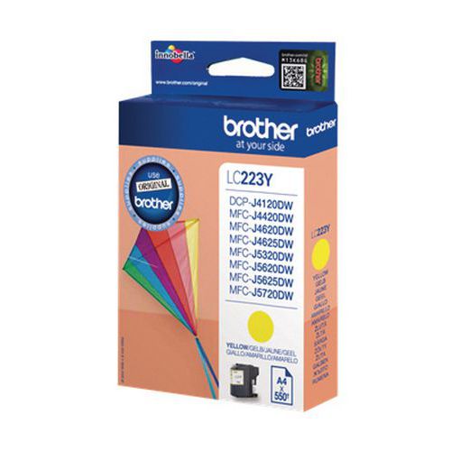 Cartouche D'encre - Lc-223 - Jaune - Brother
