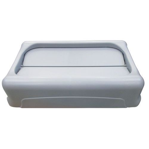 Rubbermaid - Couvercle Basculant Pour Collecteur S Slim Jim