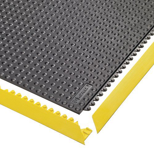 Dalle Antifatigue Antifeu Résistant Noir 910x910x13mm