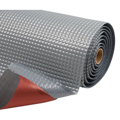 Tapis Antifatigue à Bulles Gris 600x910x19mm