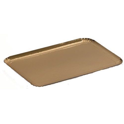 Plateaux Traiteur Or Carton Métallisé Une Face