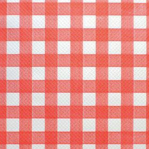 Set De Table Papier Gaufré Rouge Et Blanc 50 G/mÂ²