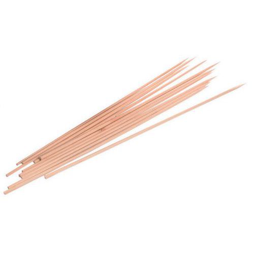 Brochettes Rondes Bois Brun Diamètre 3mm Long. 300mm