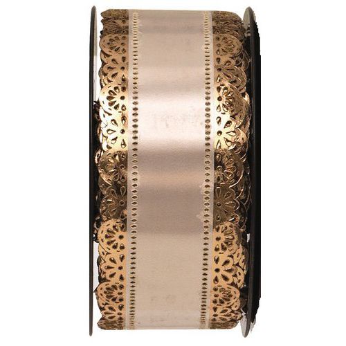 Ruban Charlotte à Dentelle Blanc Longueur 100m