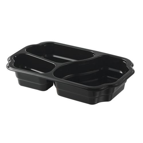 Barquettes 'take Away' Plats à Emporter 1200ml Noir