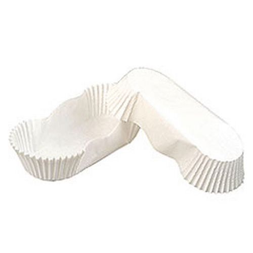 Barquettes Ovales Papier Silisé Hauteur 25mm