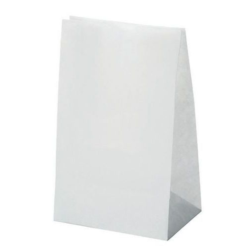 Sacs Papier Kraft Blanc Hauteur 240mm Long. 120mm