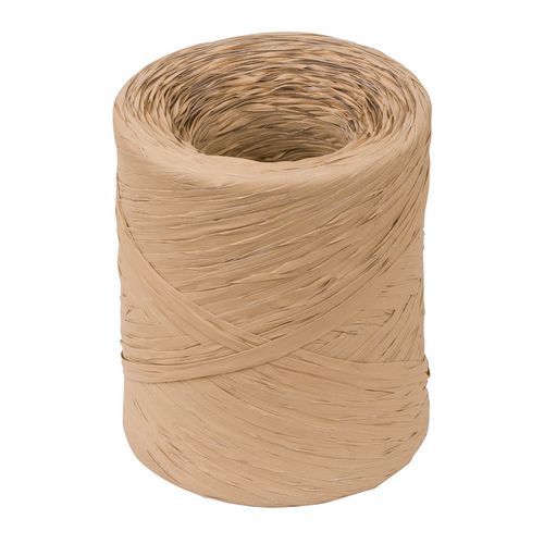 Raphia Beige Longueur 200m Largeur 15mm