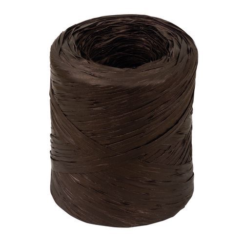 Raphia Chocolat Longueur 200m Largeur 15mm