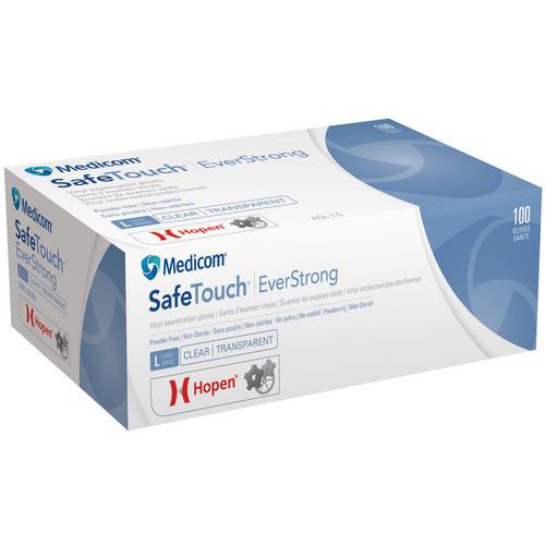 Boite De 100 Gants Vinyl Transparent Taille L