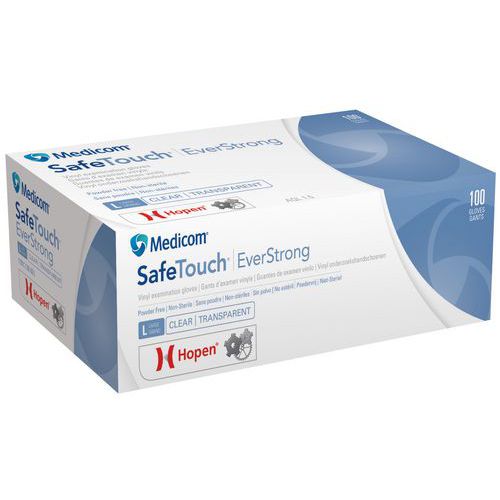 Boite De 100 Gants Vinyl Transparent Taille Xl