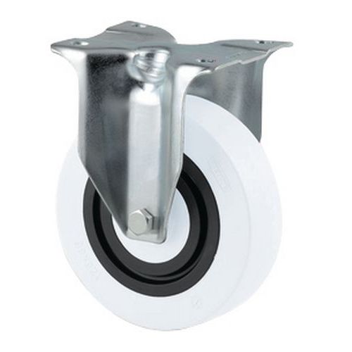 Roulette Fixe à Roue Sandwich. Hauteur = 128mm