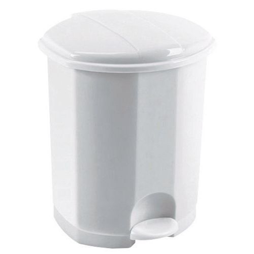 Poubelle Pour Sanitaire Plastique 5l Blanc
