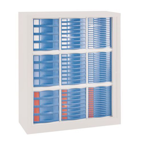 Arm Monobloc Ridx 145x120 Gris Et 84 Tiroirs B Leu