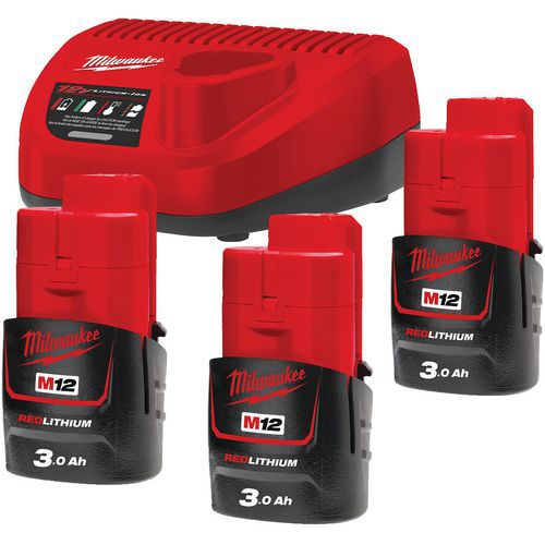 M12nrg-303 - Pack Nrj 12v 30 Ah Red Lithium Système M12
