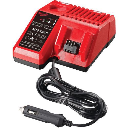 M12-18 Ac - Chargeur Allume Cigare 12v-144v 18v Système M12 à M18