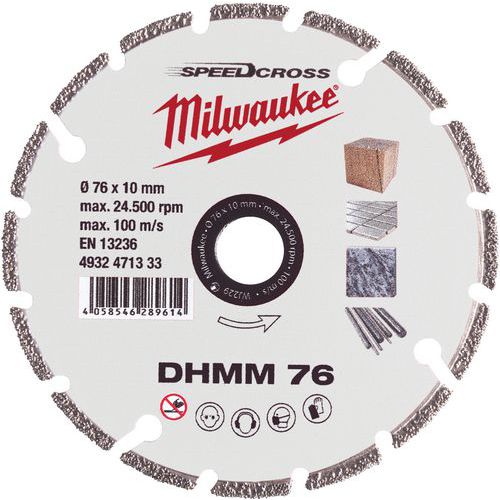 Disque Diamand Multi Materiaux 76 Mm - 1 Pc