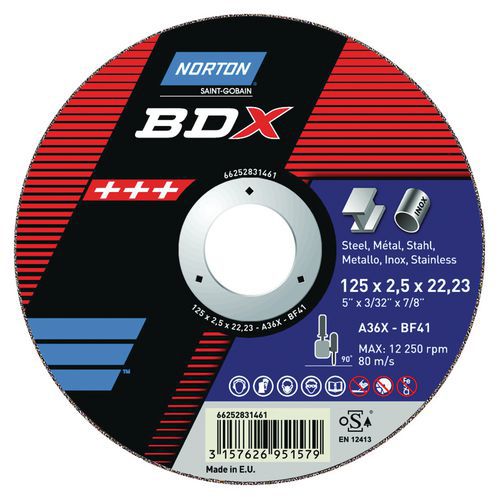 Disque à Tronçonner Bdx Métal 230x2.0x22.23 41r