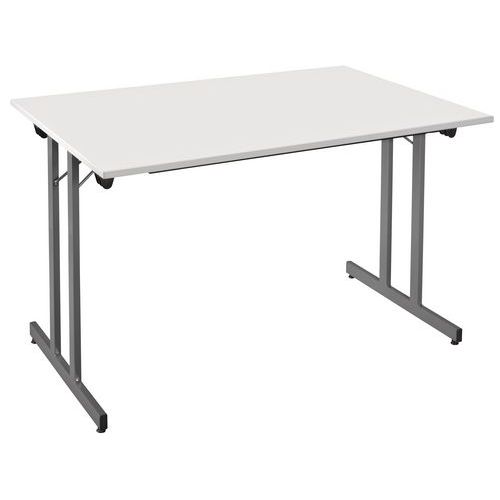 Table Pliante Multi-usage 160x80 Cm Gris/gris