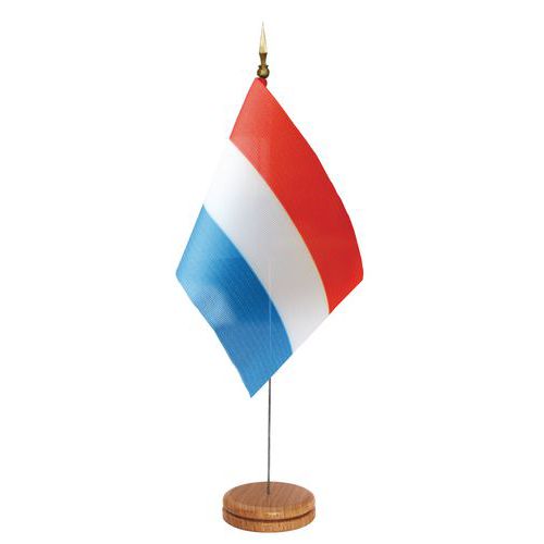 Macap - Drapeau de table Luxembourg - 10x15 cm - Recyclable et Durable