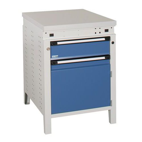 Etabli Largeur 605mm 1 Porte+1 Tiroi R+ Stratifie