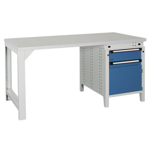 Etabli Largeur 1750mm 1tiroir+1porte+ 1stratifie