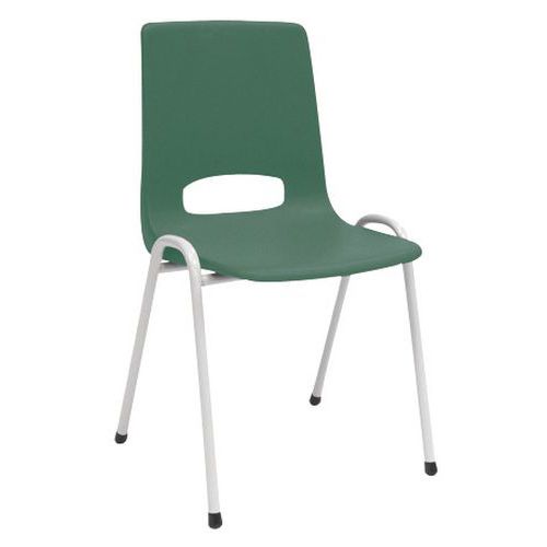 Chaise Coque Struct Gris Clair Coque Verte Ekw O