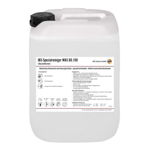 Nettoyant Spécial Was 60.100 (nettoyant Résines) - 20l - Ibs
