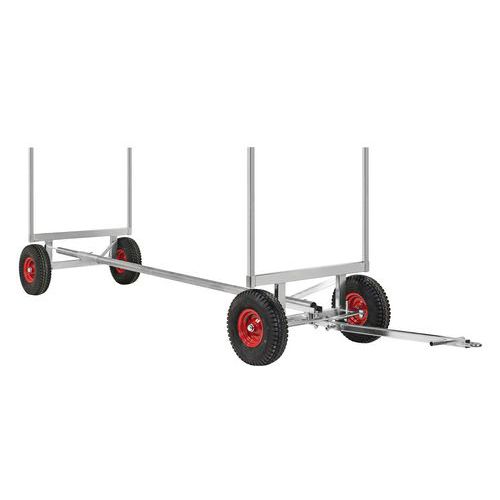 Chariot Grande Longueur Zingué L4000xl1270 Xh640mm